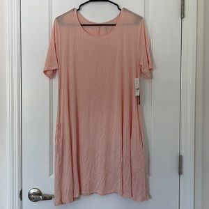 New York & Company Large Pink Dress
